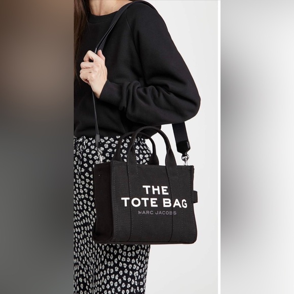 Marc Jacobs Black Canvas Small Tote bag Purse